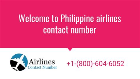 philippine airlines contact.